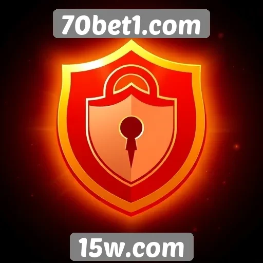 Recursos de segurança no site 70bet1.com